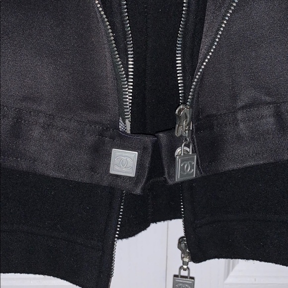 Auth Chanel Paris Couture CC Blouson black 2PC classic jacket couture runway - Picture 4 of 8